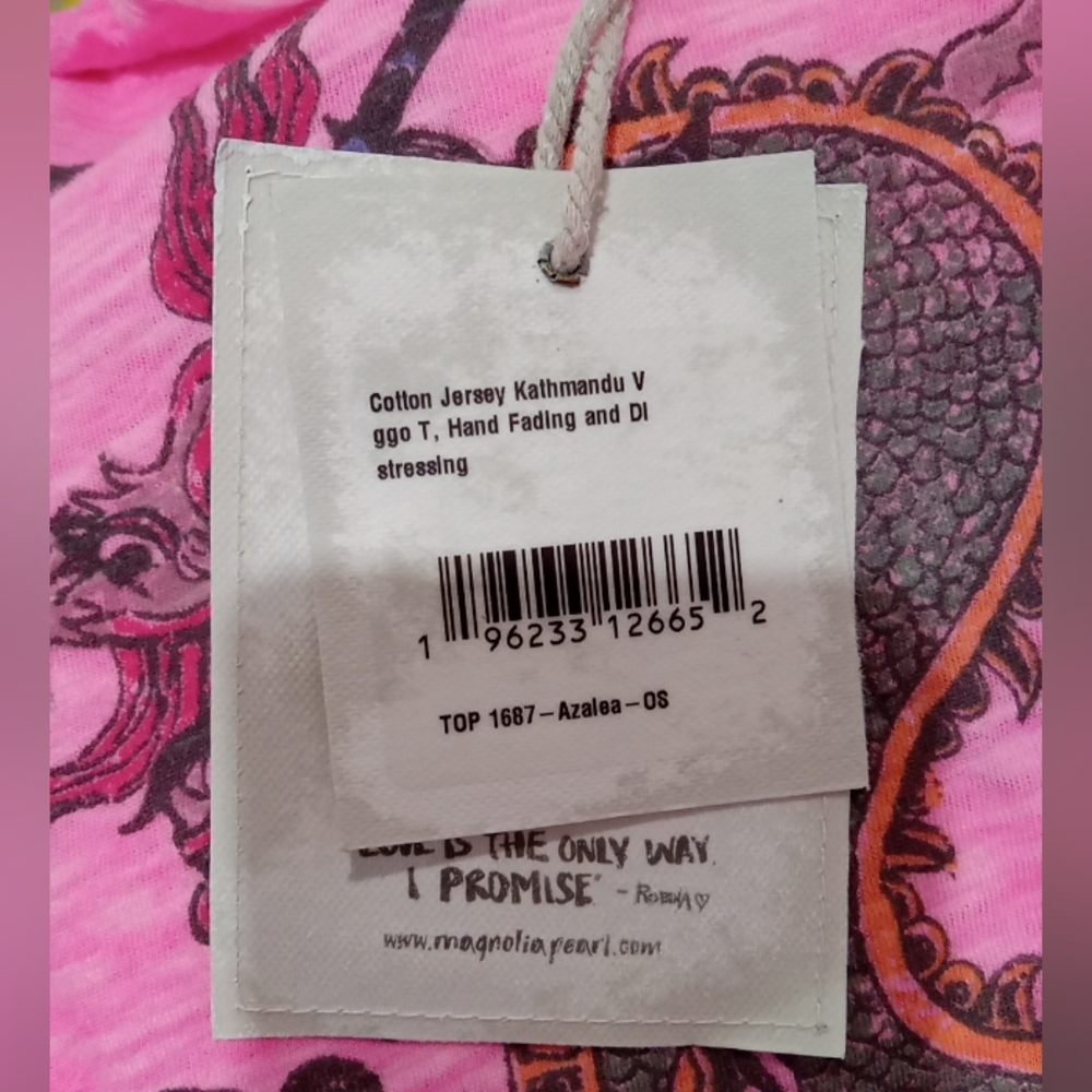 Magnolia Pearl Kathmandu Vigo tee in Azalea - Picture 3 of 8